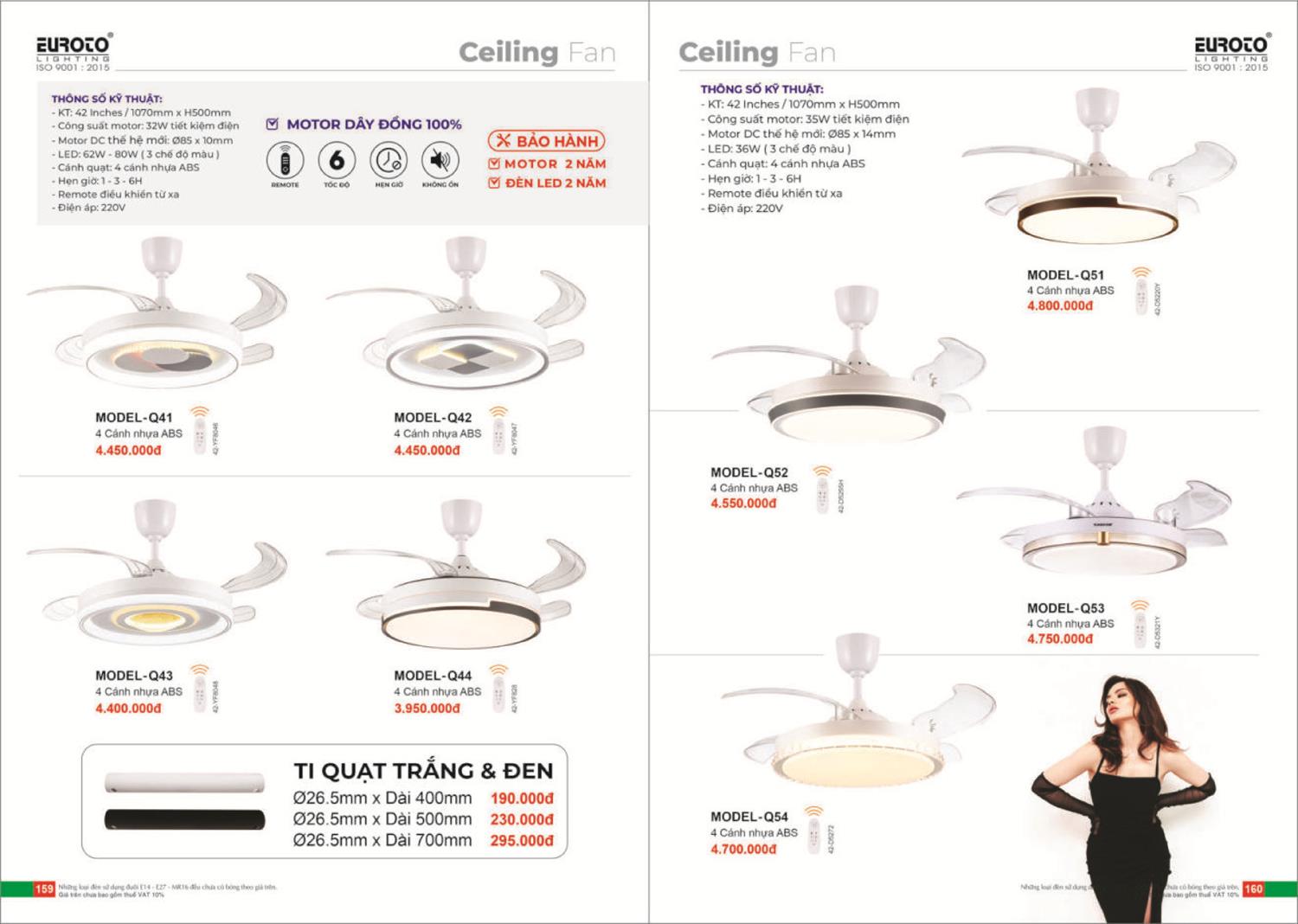 Catalogue Đèn Trang Trí EUROTO 2024 - Trang 81)