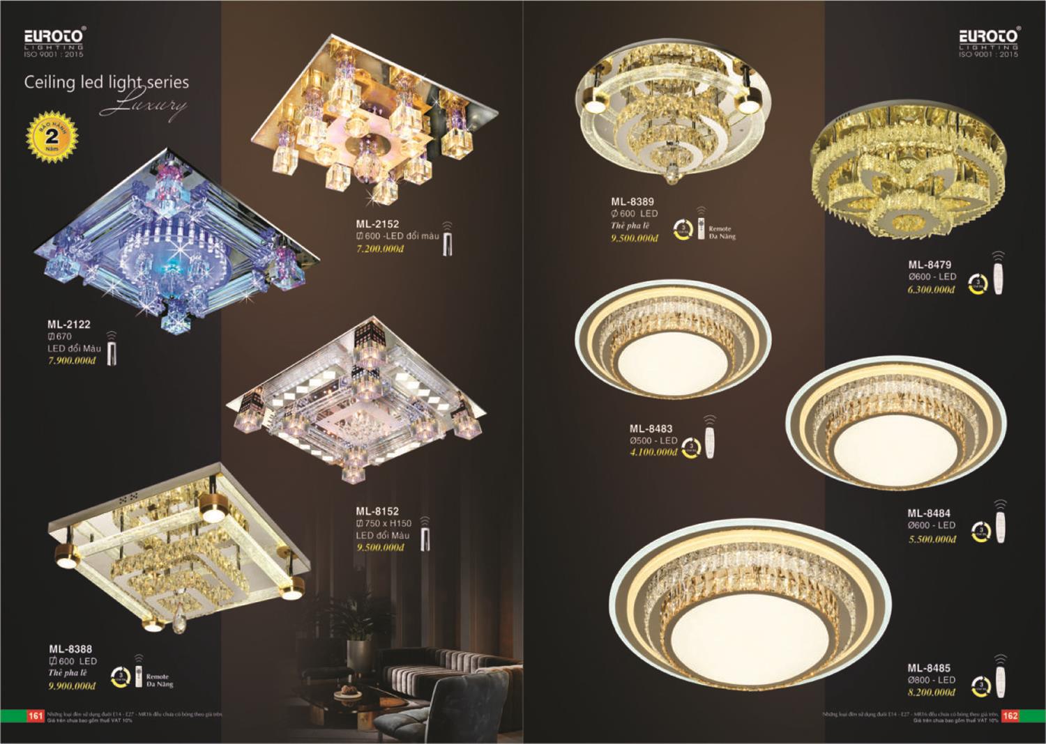 Catalogue Đèn Trang Trí EUROTO 2024 - Trang 82)