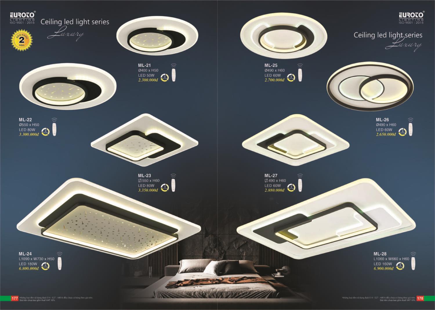 Catalogue Đèn Trang Trí EUROTO 2024 - Trang 90)