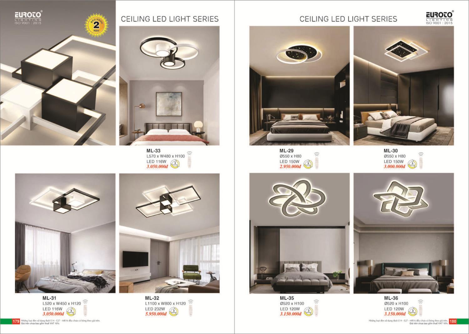 Catalogue Đèn Trang Trí EUROTO 2024 - Trang 91)