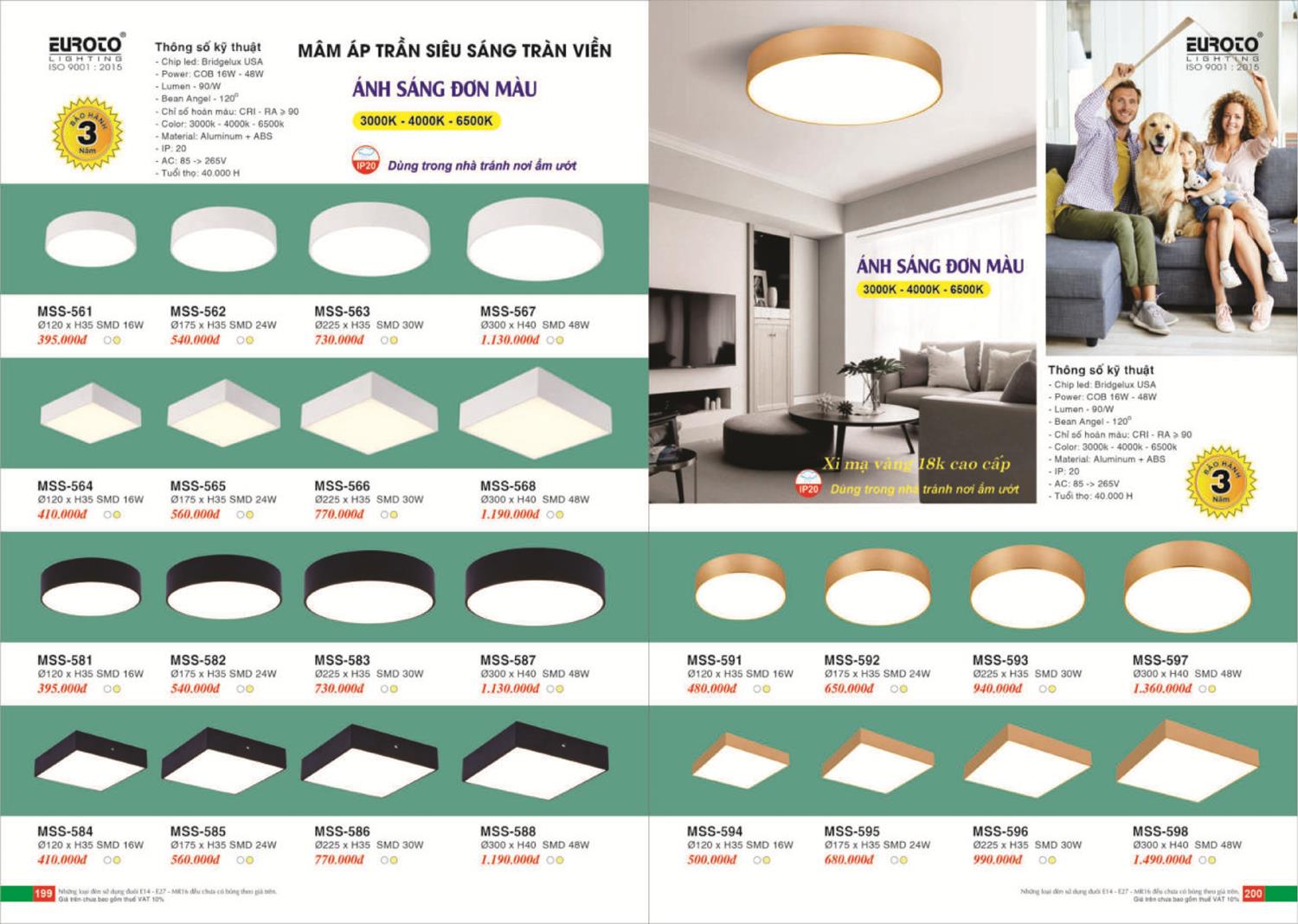 Catalogue Đèn Trang Trí EUROTO 2024 - Trang 101)