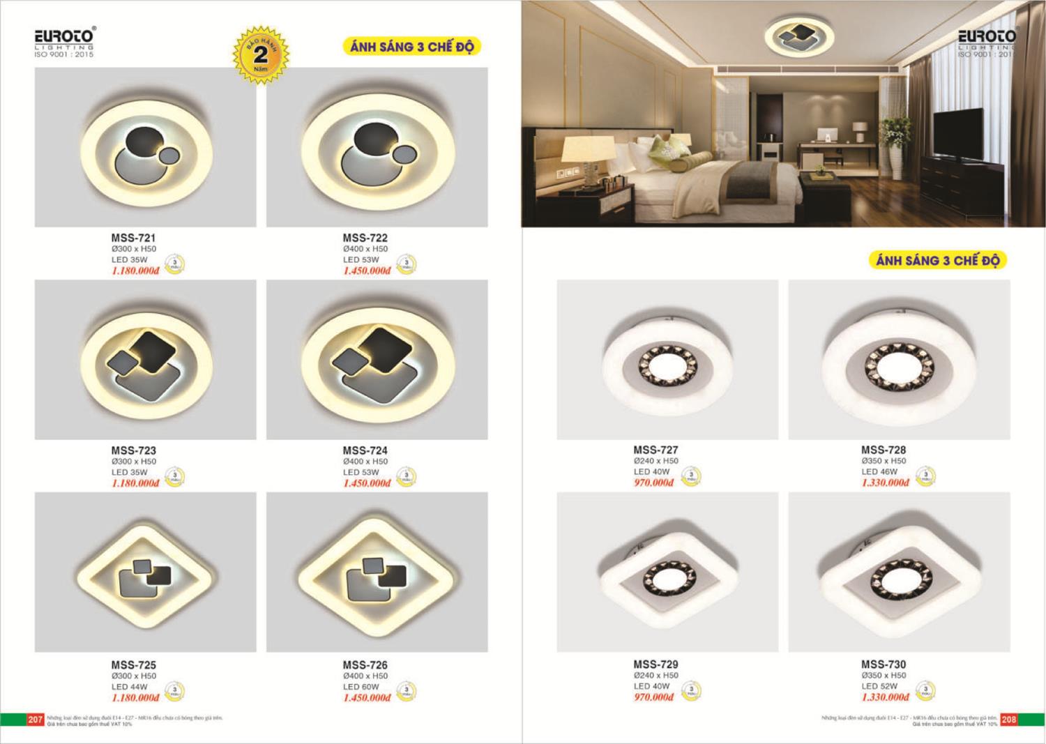 Catalogue Đèn Trang Trí EUROTO 2024 - Trang 105)
