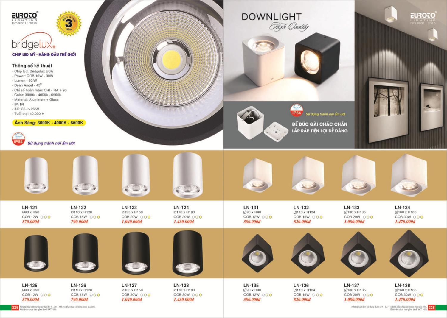 Catalogue Đèn Trang Trí EUROTO 2024 - Trang 114)