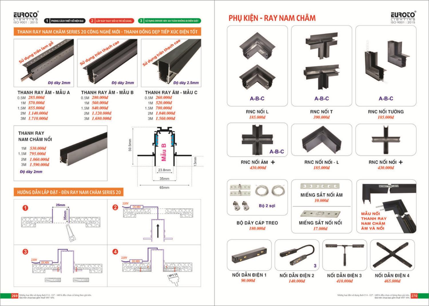 Catalogue Đèn Trang Trí EUROTO 2024 - Trang 136)