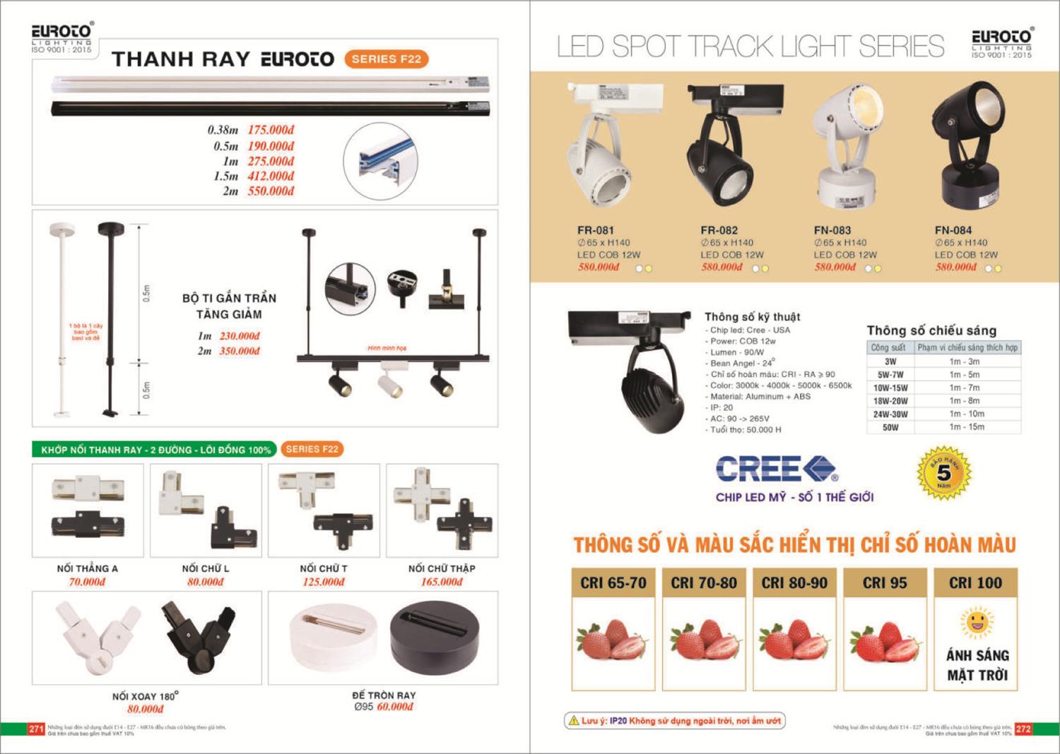 Catalogue Đèn Trang Trí EUROTO 2024 - Trang 137)