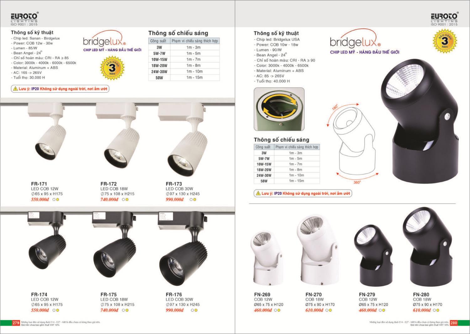 Catalogue Đèn Trang Trí EUROTO 2024 - Trang 141)