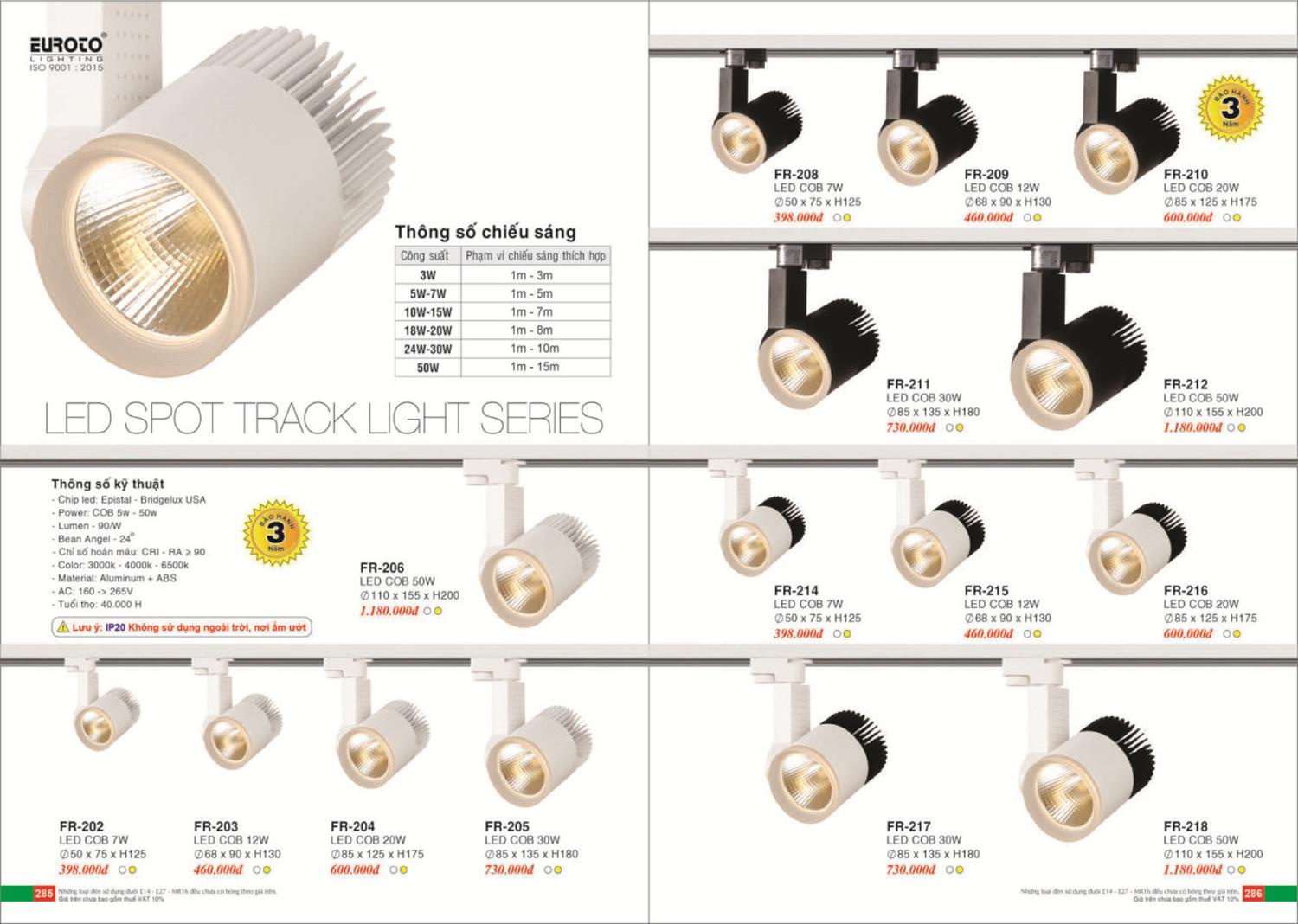 Catalogue Đèn Trang Trí EUROTO 2024 - Trang 144)