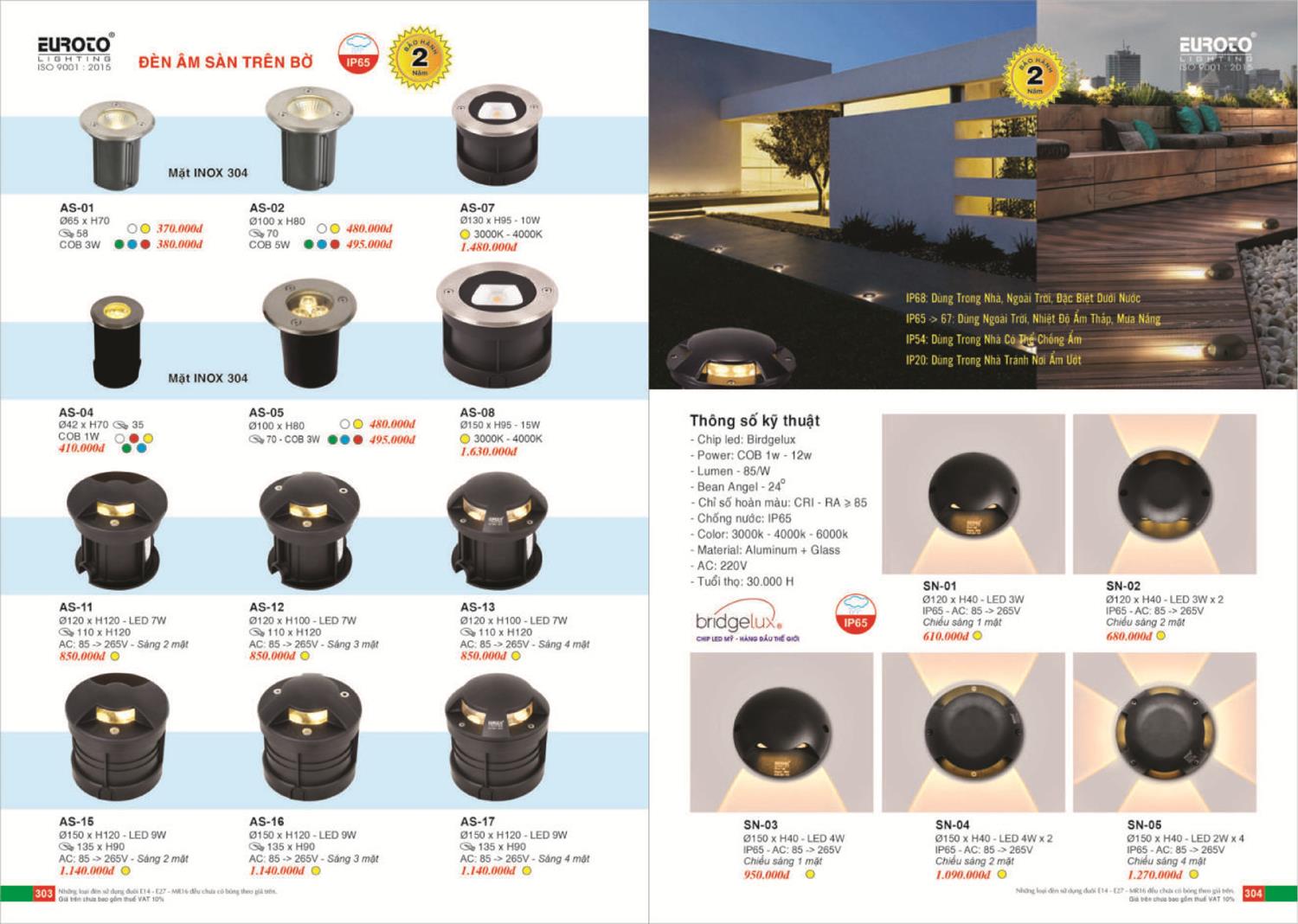 Catalogue Đèn Trang Trí EUROTO 2024 - Trang 153)