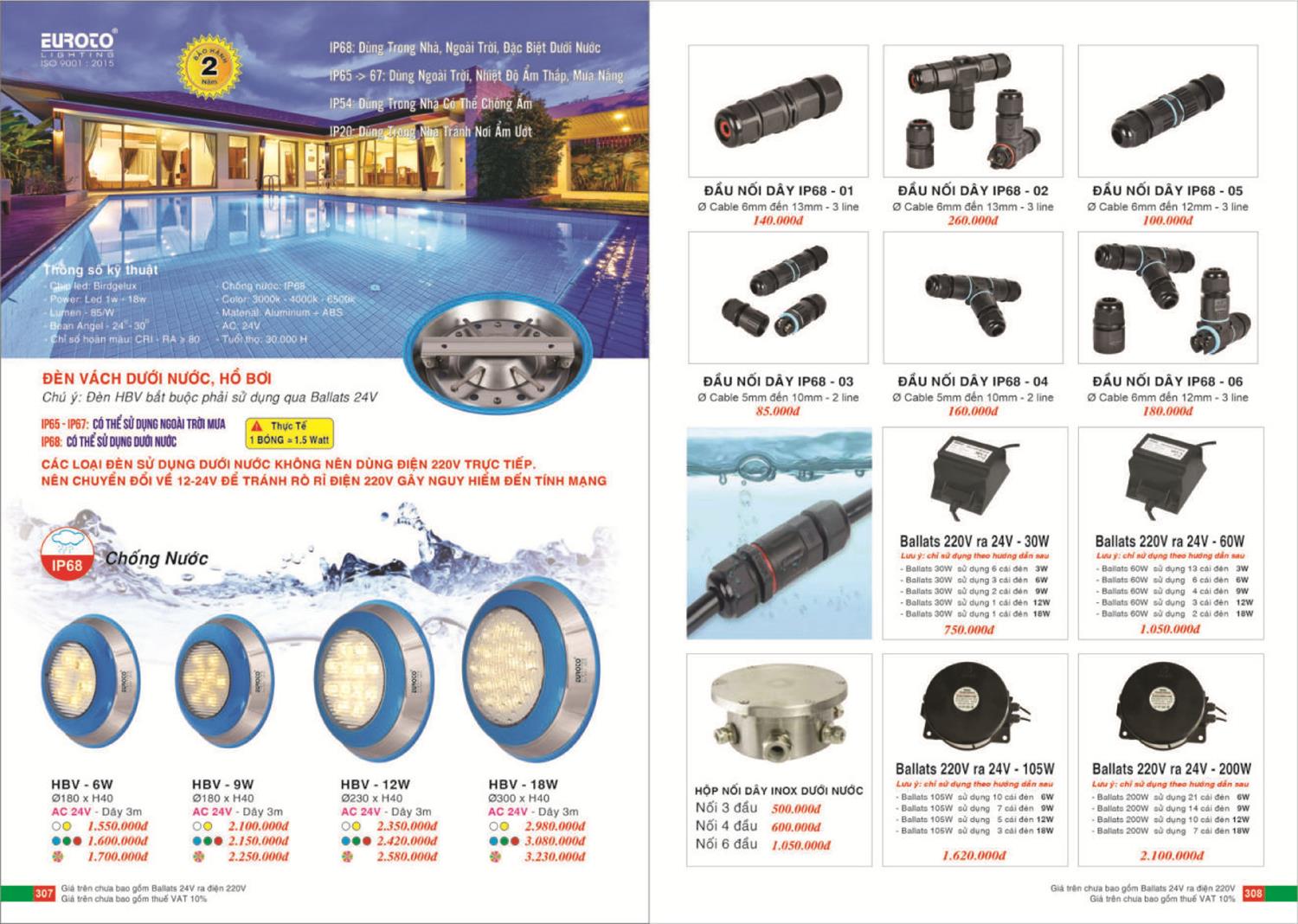 Catalogue Đèn Trang Trí EUROTO 2024 - Trang 155)