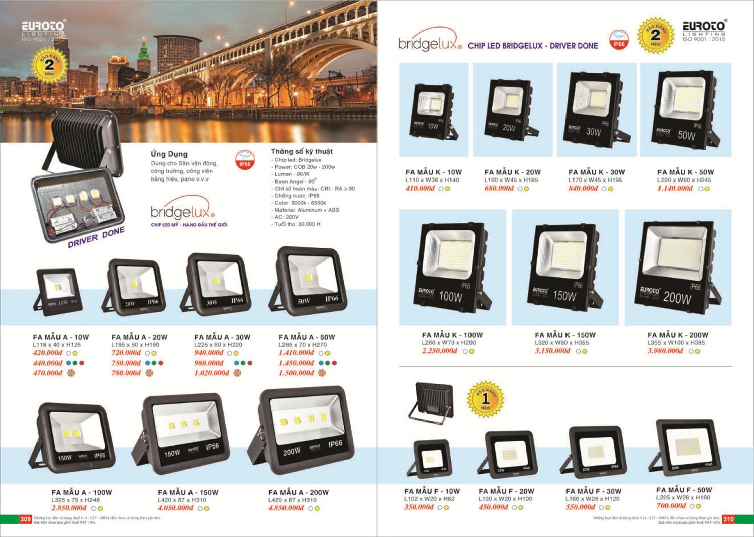 Catalogue Đèn Trang Trí EUROTO 2024 - Trang 156)