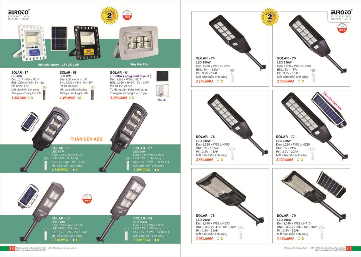 Catalogue Đèn Trang Trí EUROTO 2024 - Trang 158)