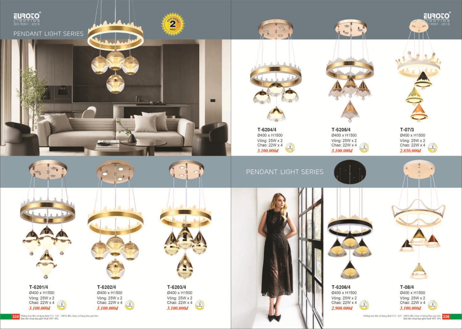 Catalogue Đèn Trang Trí EUROTO 2024 - Trang 169)