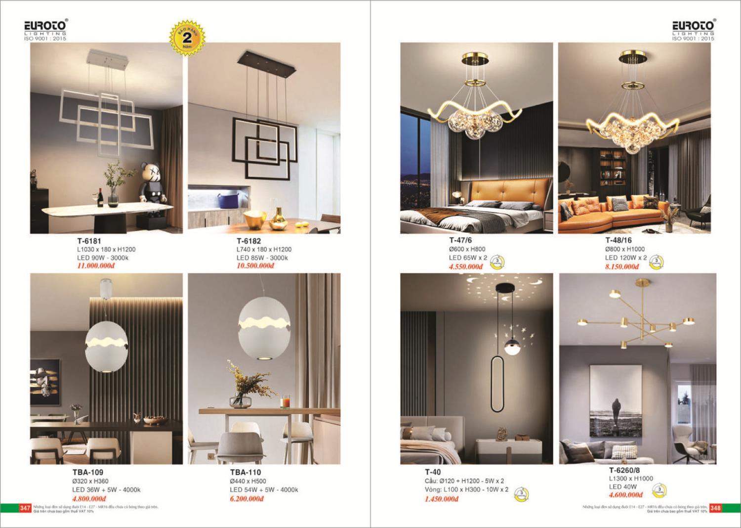 Catalogue Đèn Trang Trí EUROTO 2024 - Trang 175)