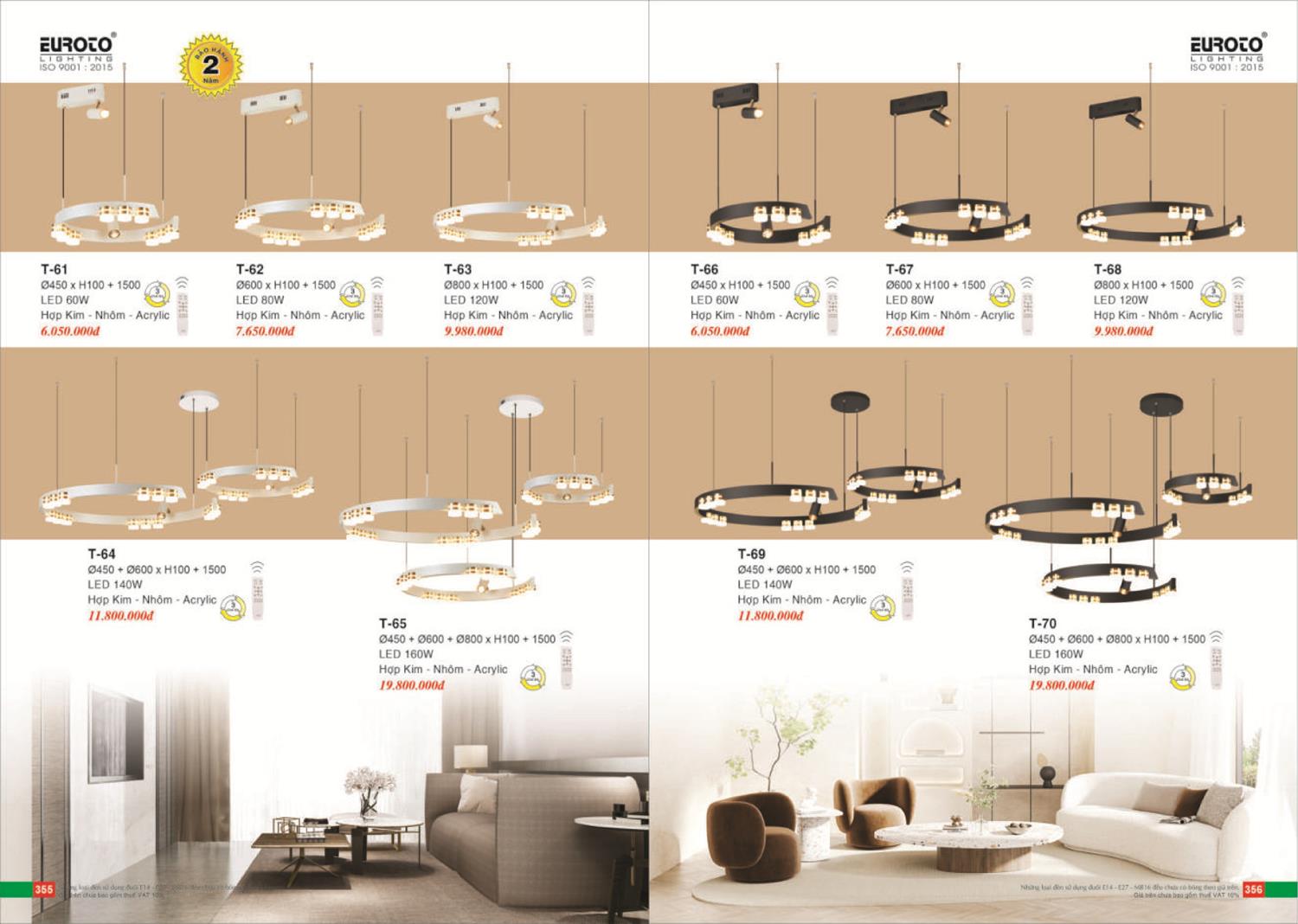 Catalogue Đèn Trang Trí EUROTO 2024 - Trang 179)