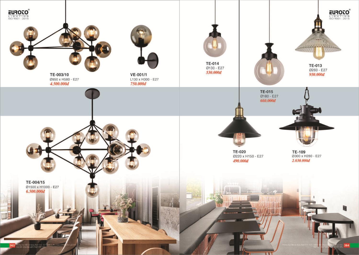 Catalogue Đèn Trang Trí EUROTO 2024 - Trang 183)