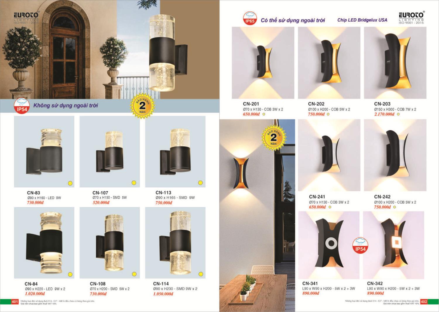 Catalogue Đèn Trang Trí EUROTO 2024 - Trang 202)