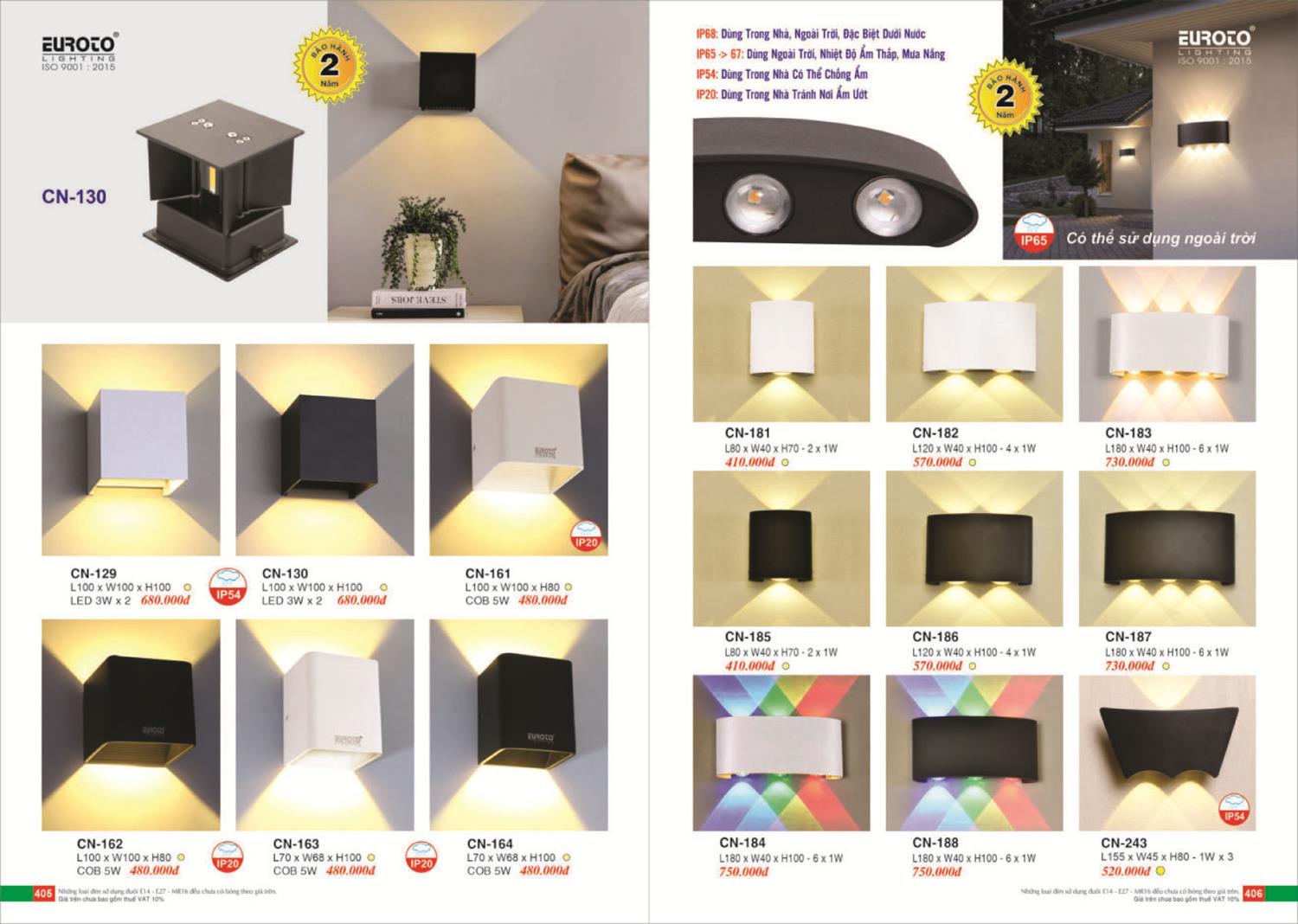 Catalogue Đèn Trang Trí EUROTO 2024 - Trang 204)