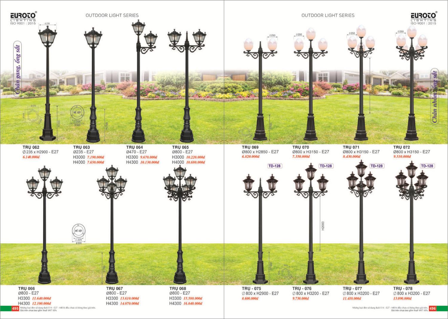 Catalogue Đèn Trang Trí EUROTO 2024 - Trang 249)
