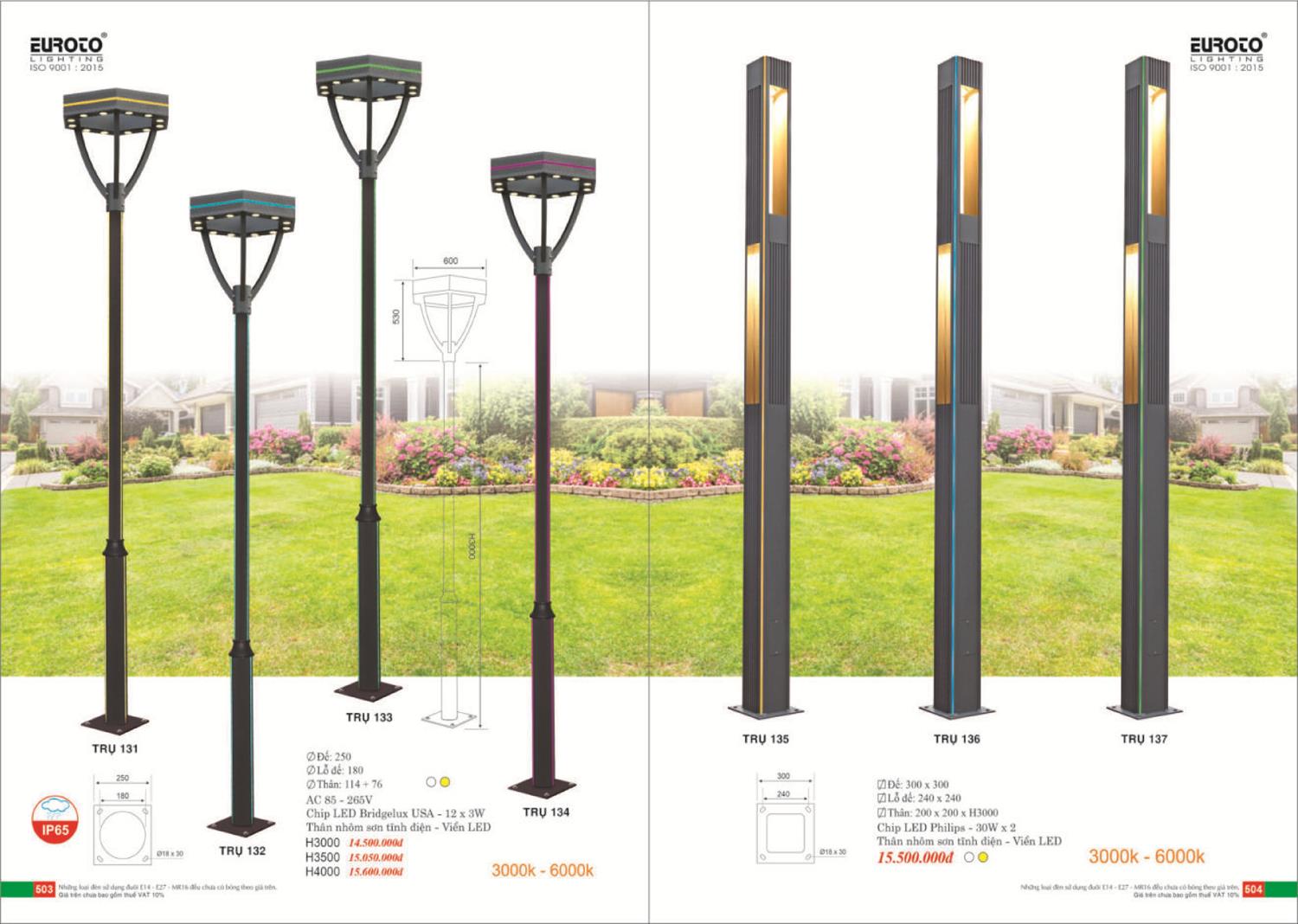 Catalogue Đèn Trang Trí EUROTO 2024 - Trang 253)