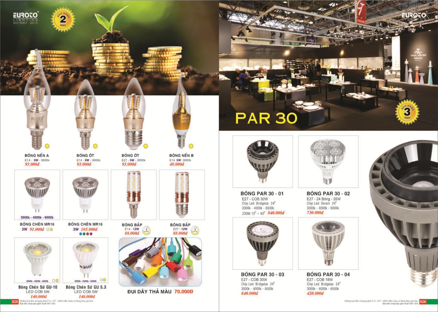 Catalogue Đèn Trang Trí EUROTO 2024 - Trang 264)