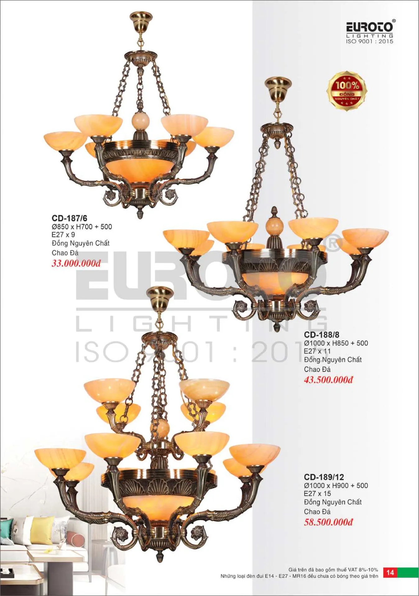 Catalogue Đèn Trang Trí EUROTO 2026 - Trang 15)