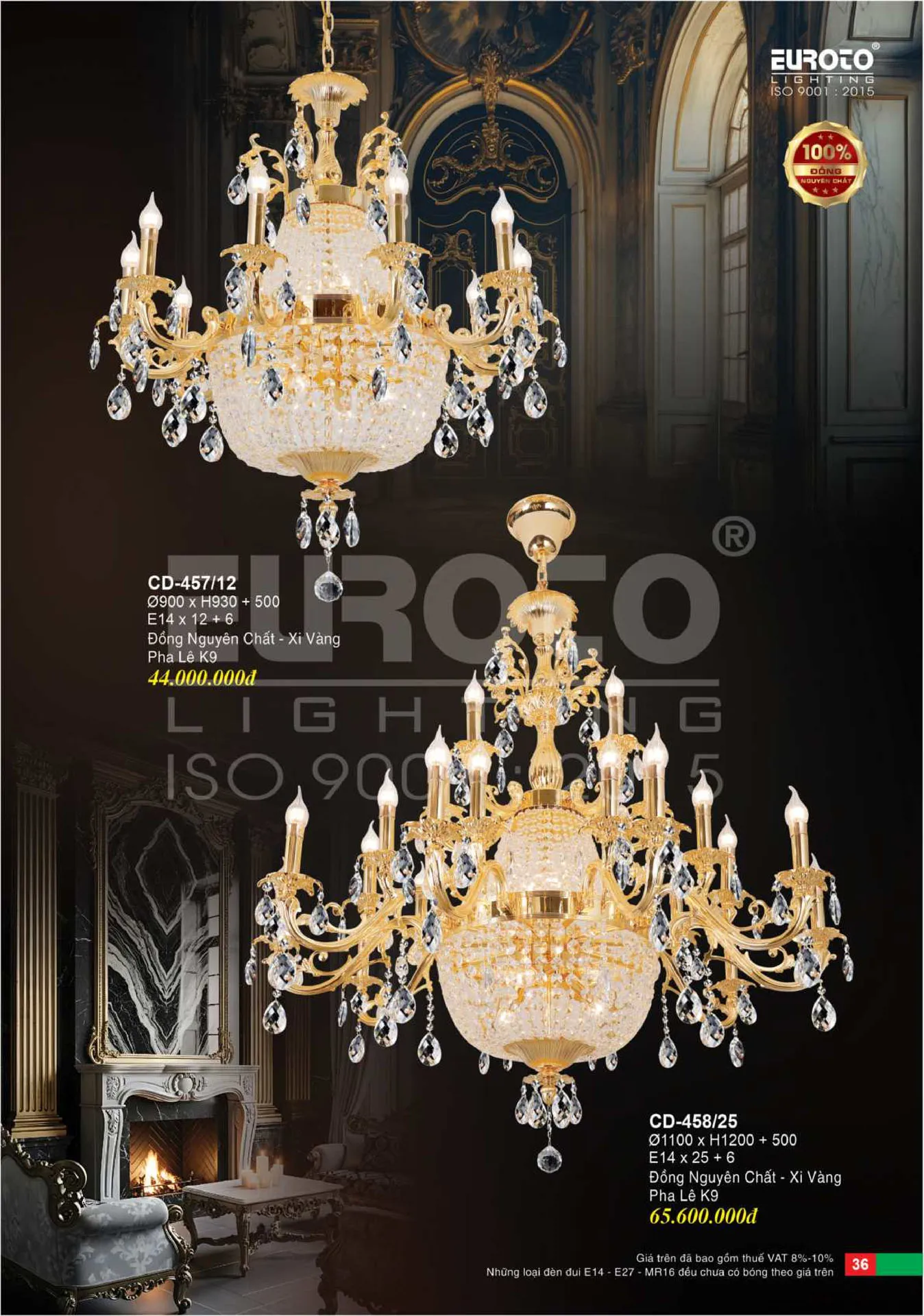 Catalogue Đèn Trang Trí EUROTO 2026 - Trang 37)