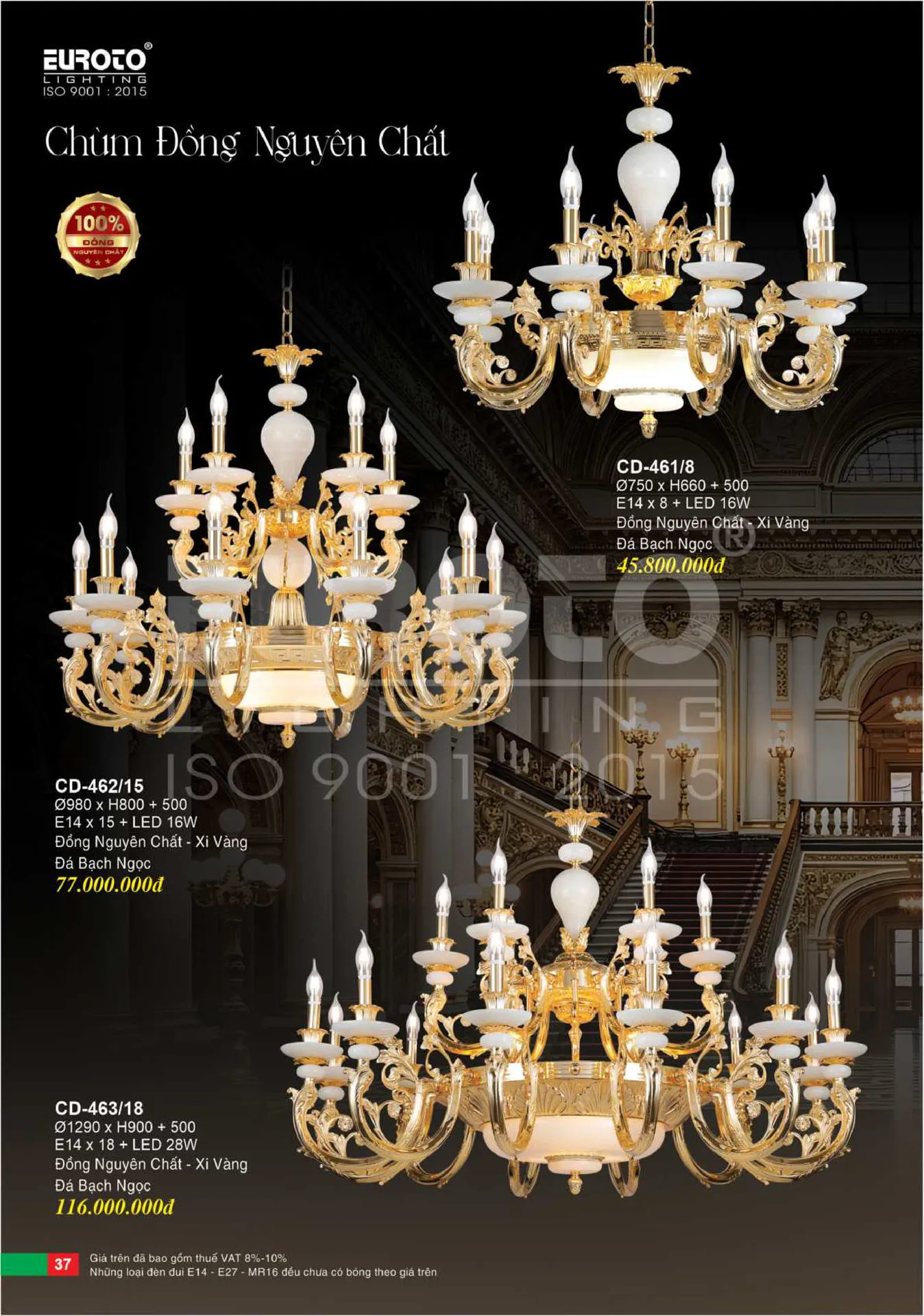 Catalogue Đèn Trang Trí EUROTO 2026 - Trang 38)