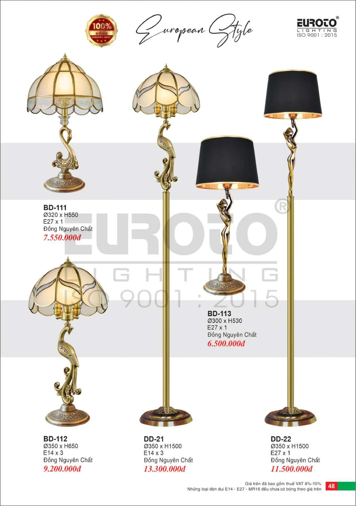 Catalogue Đèn Trang Trí EUROTO 2026 - Trang 49)