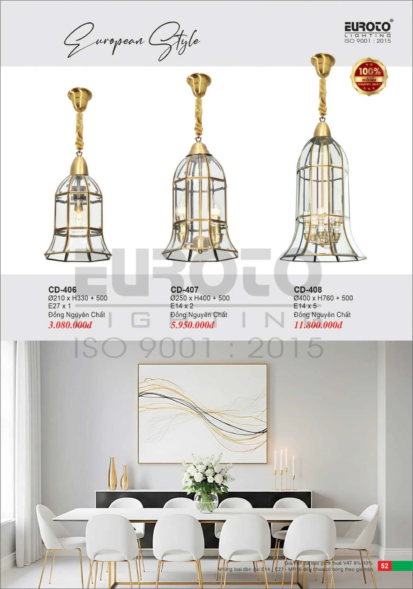 Catalogue Đèn Trang Trí EUROTO 2026 - Trang 53)