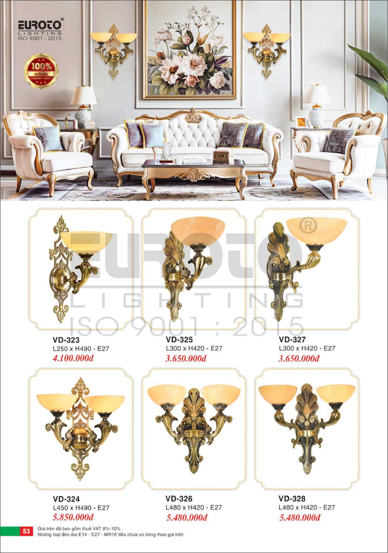 Catalogue Đèn Trang Trí EUROTO 2026 - Trang 54)