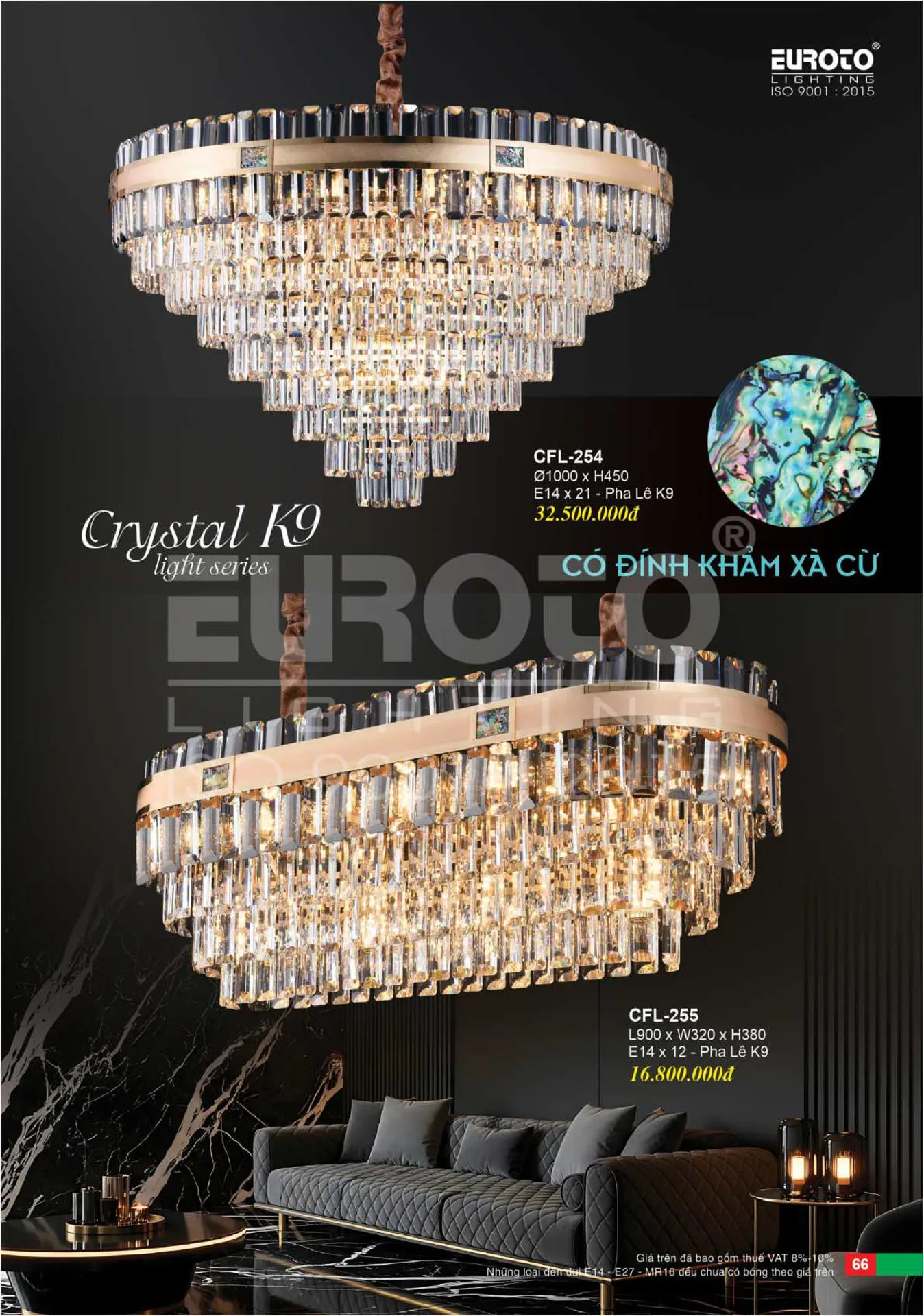 Catalogue Đèn Trang Trí EUROTO 2026 - Trang 67)