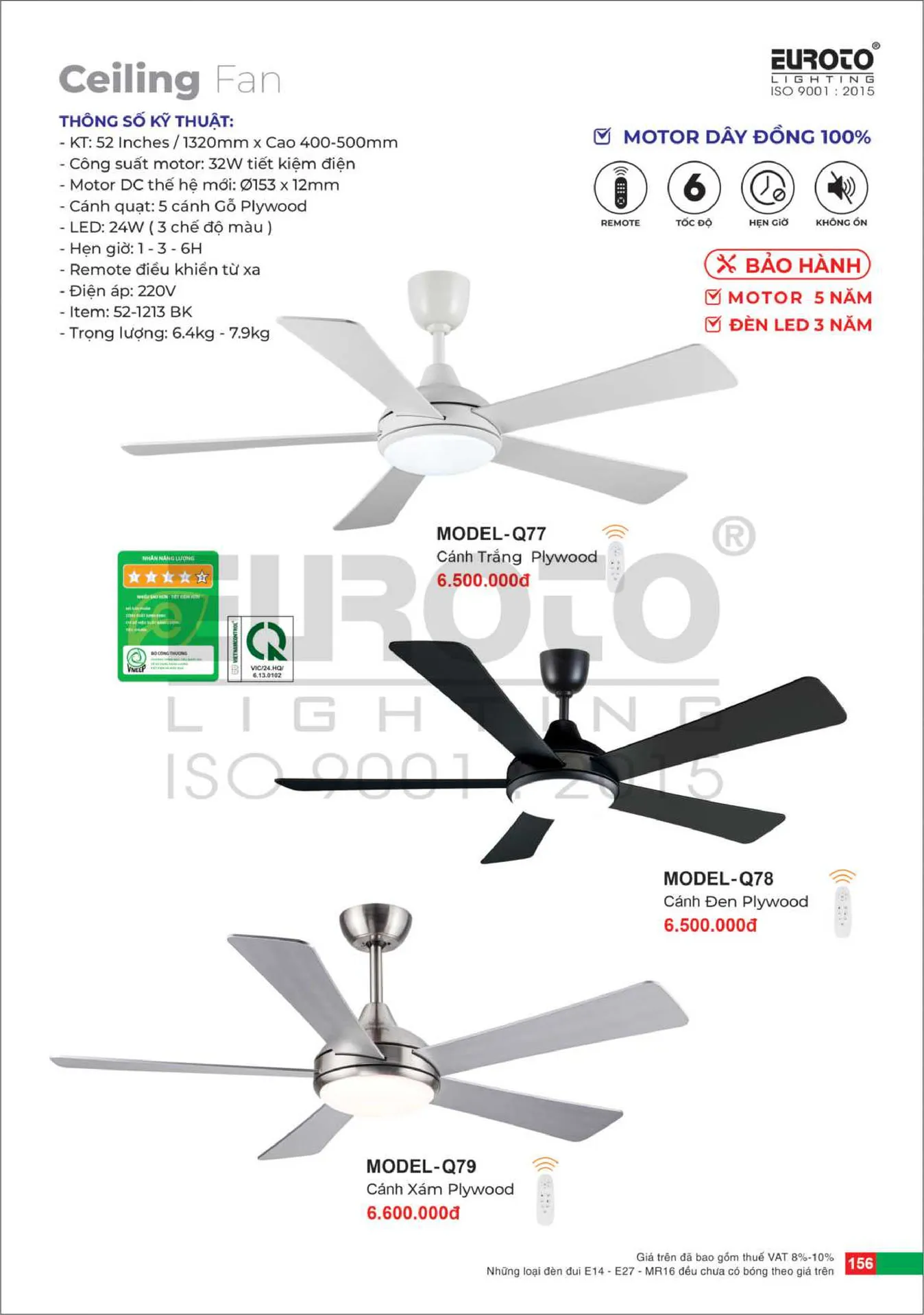 Catalogue Đèn Trang Trí EUROTO 2026 - Trang 157)