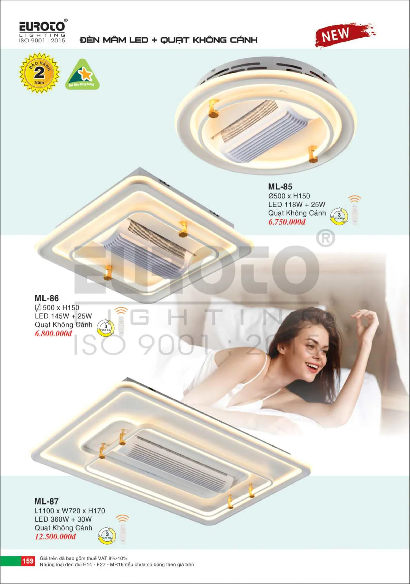 Catalogue Đèn Trang Trí EUROTO 2026 - Trang 160)