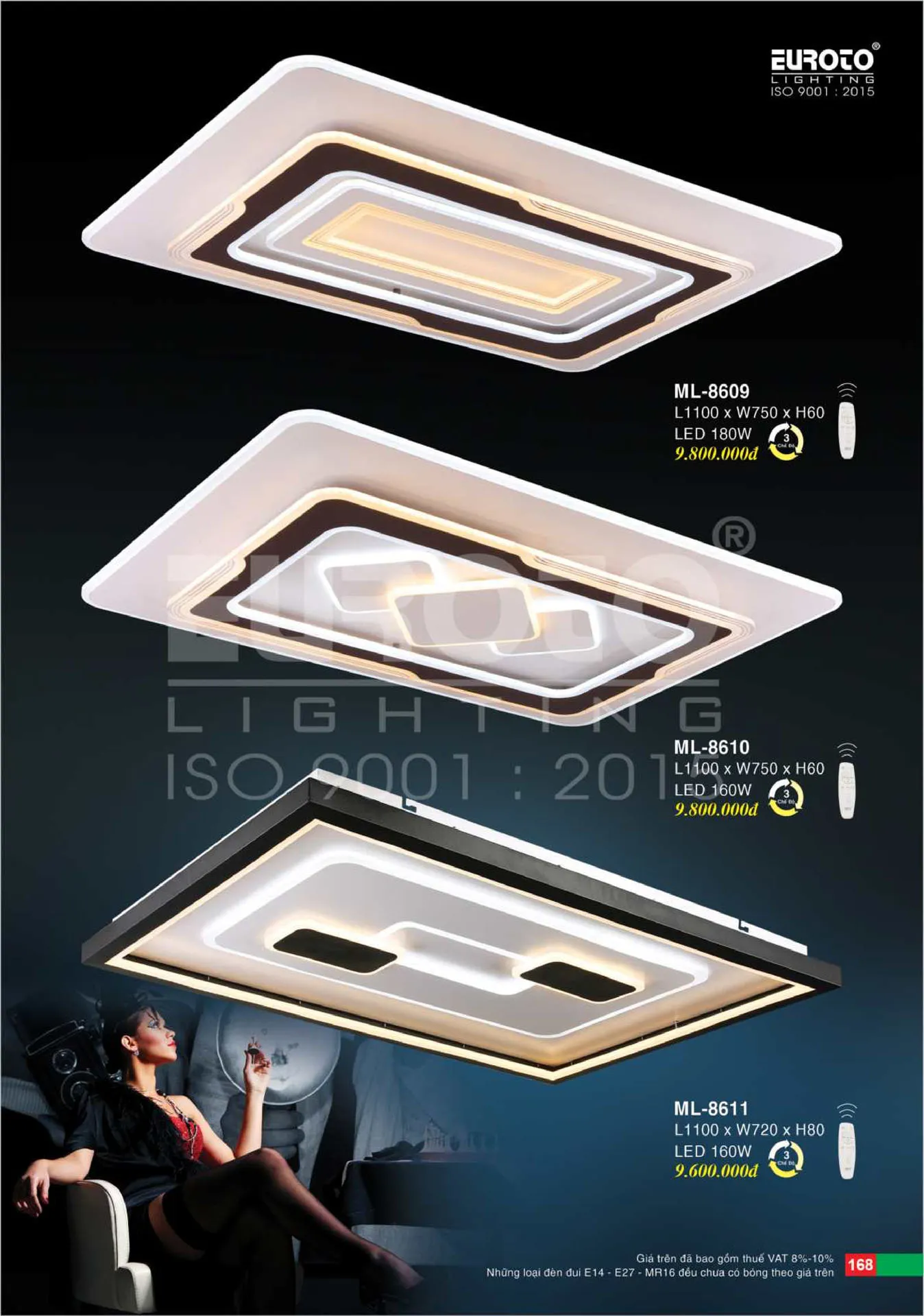 Catalogue Đèn Trang Trí EUROTO 2026 - Trang 169)