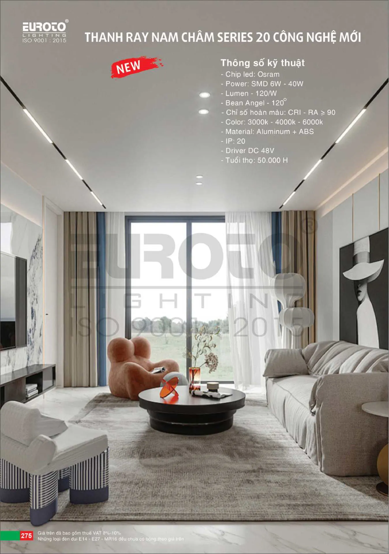 Catalogue Đèn Trang Trí EUROTO 2026 - Trang 276)