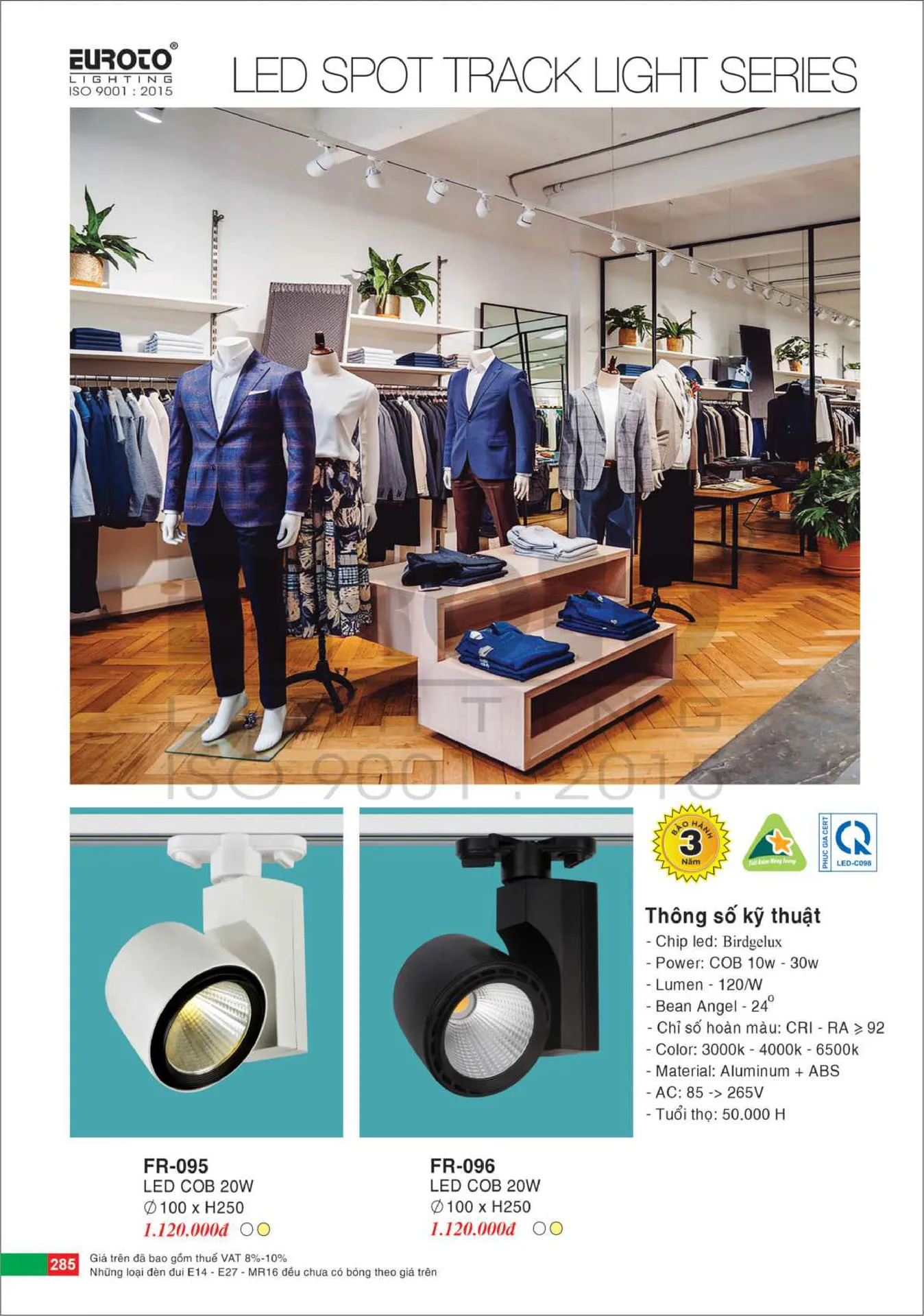 Catalogue Đèn Trang Trí EUROTO 2026 - Trang 286)