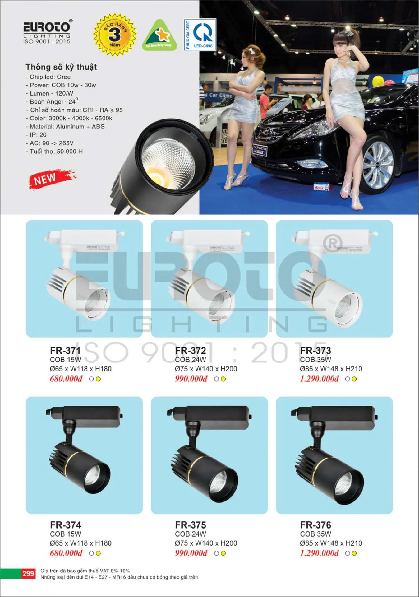 Catalogue Đèn Trang Trí EUROTO 2026 - Trang 300)