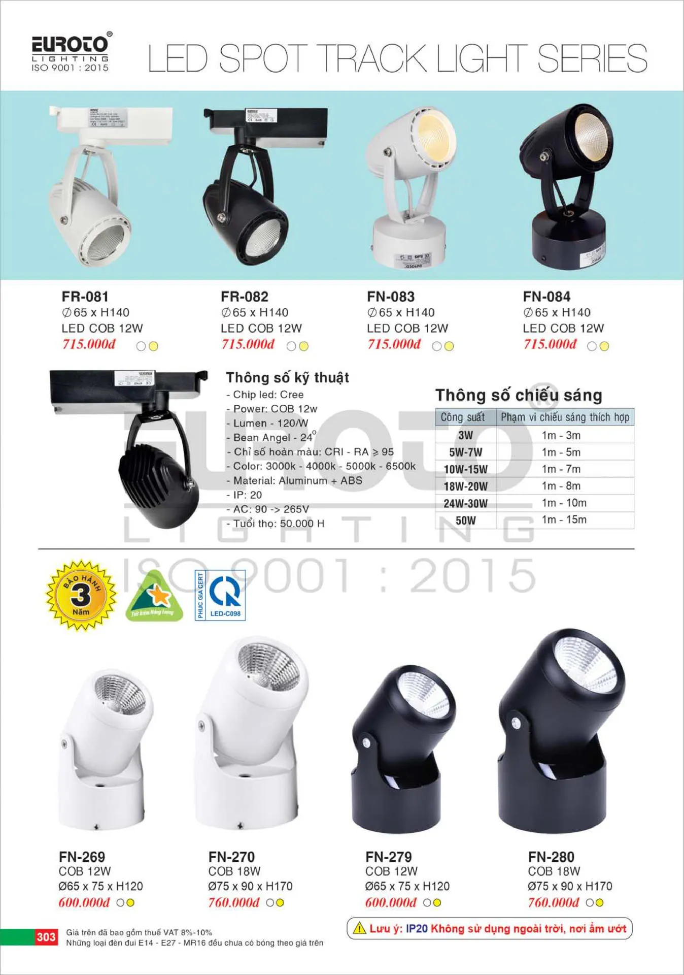 Catalogue Đèn Trang Trí EUROTO 2026 - Trang 304)