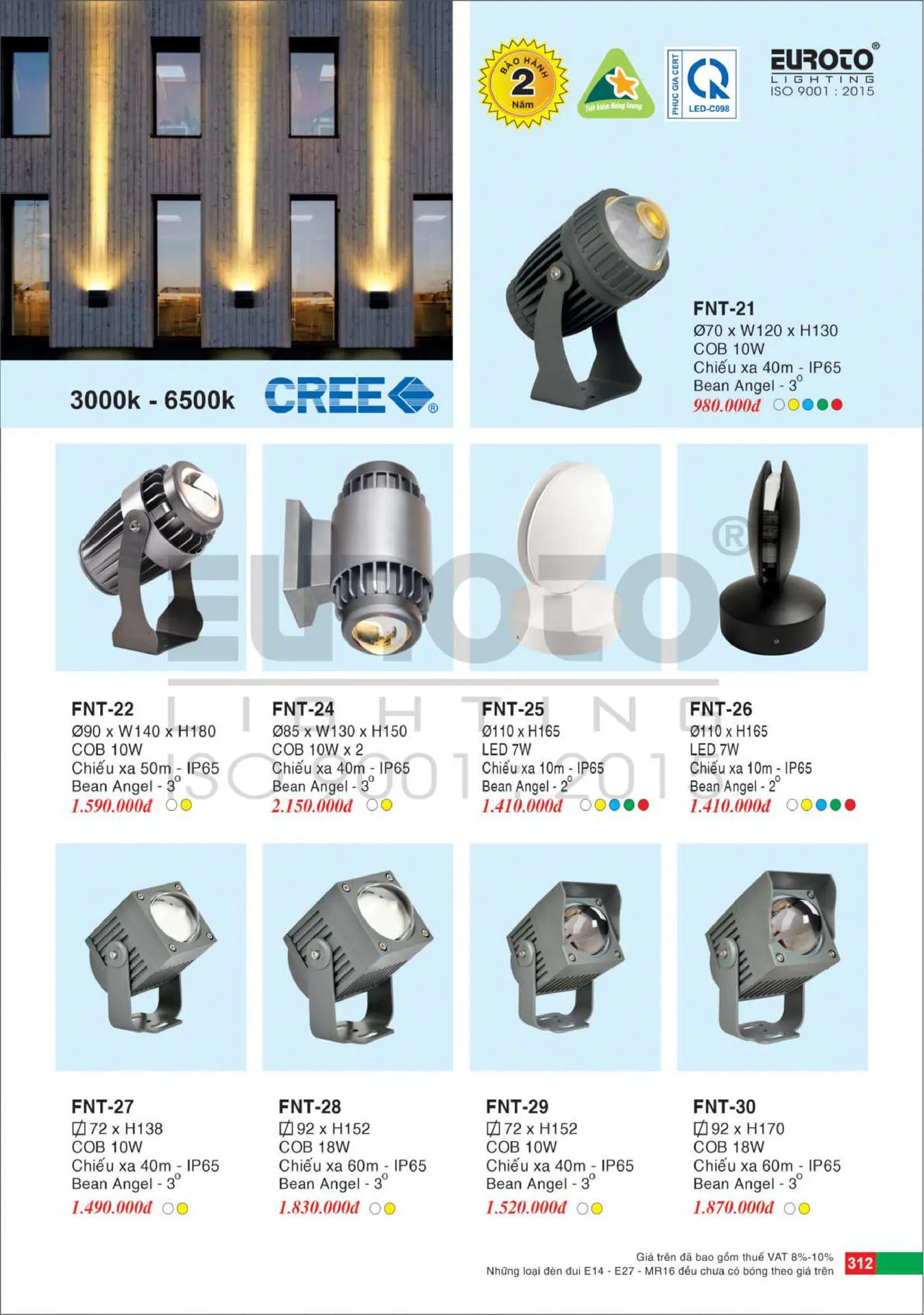 Catalogue Đèn Trang Trí EUROTO 2026 - Trang 313)