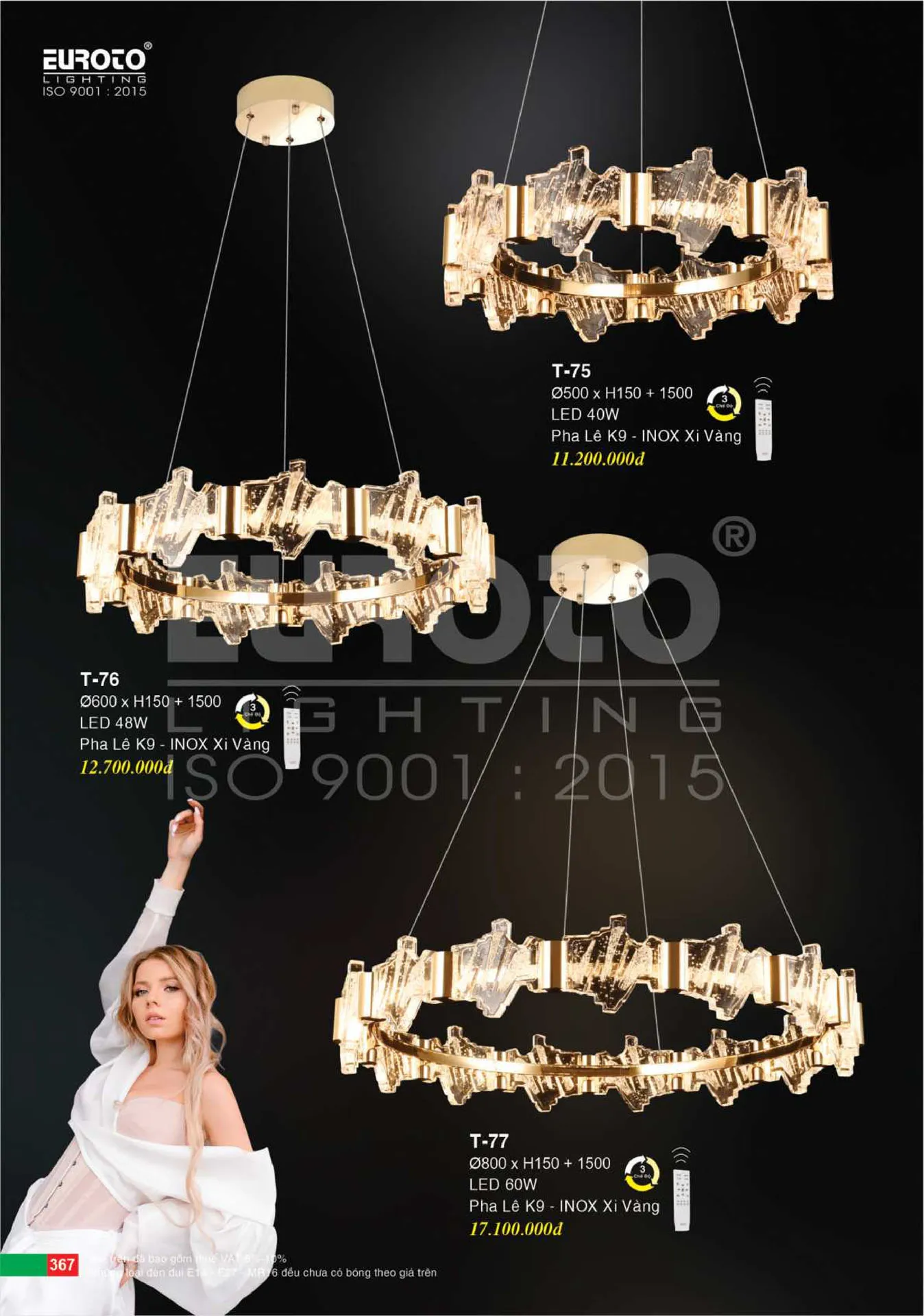 Catalogue Đèn Trang Trí EUROTO 2026 - Trang 368)
