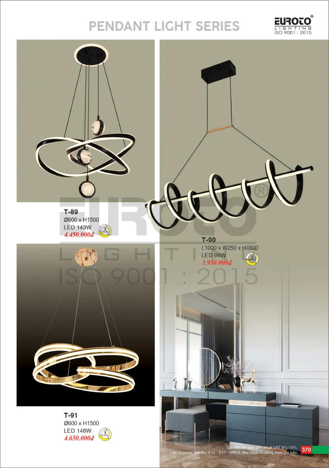 Catalogue Đèn Trang Trí EUROTO 2026 - Trang 371)