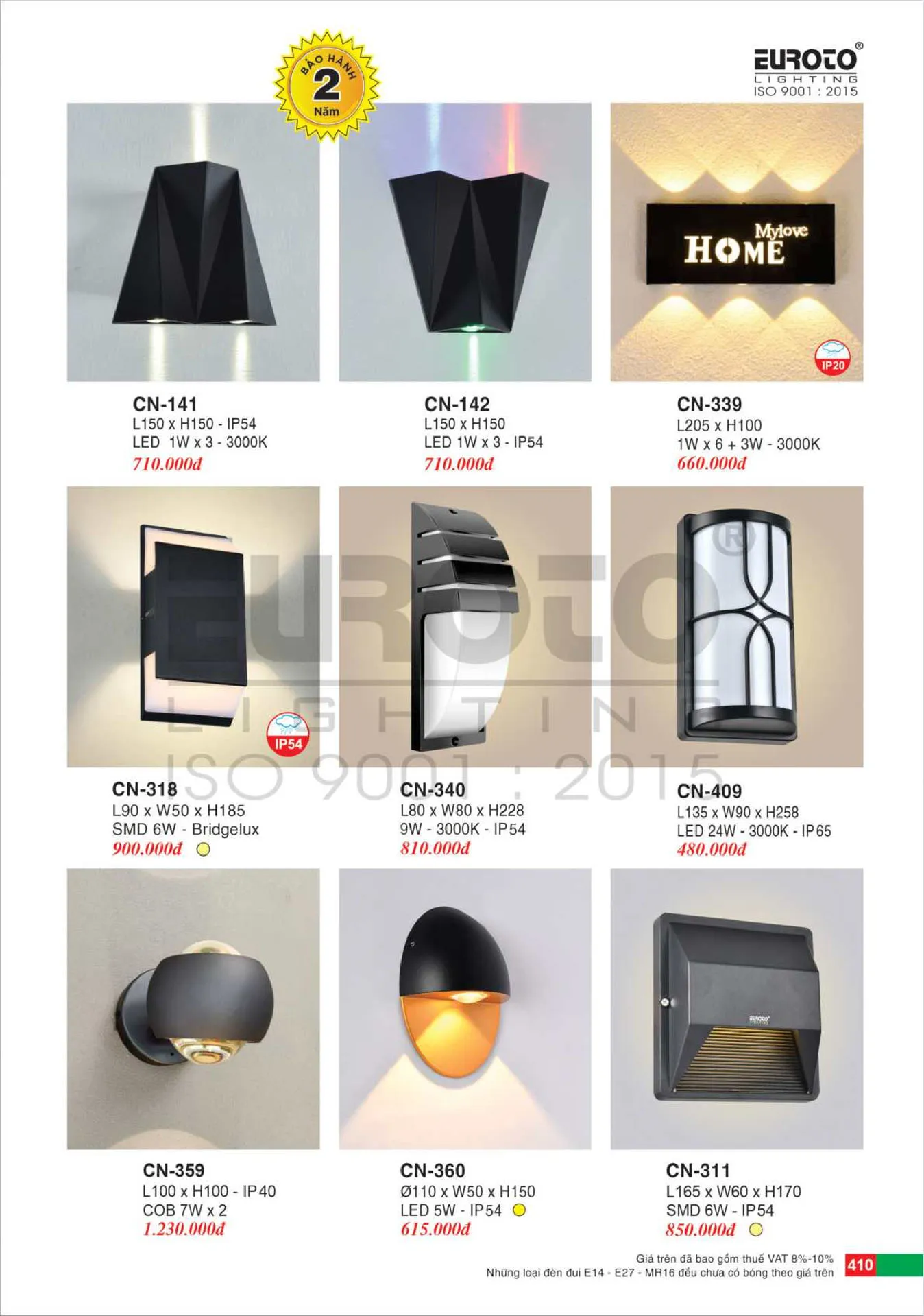 Catalogue Đèn Trang Trí EUROTO 2026 - Trang 411)