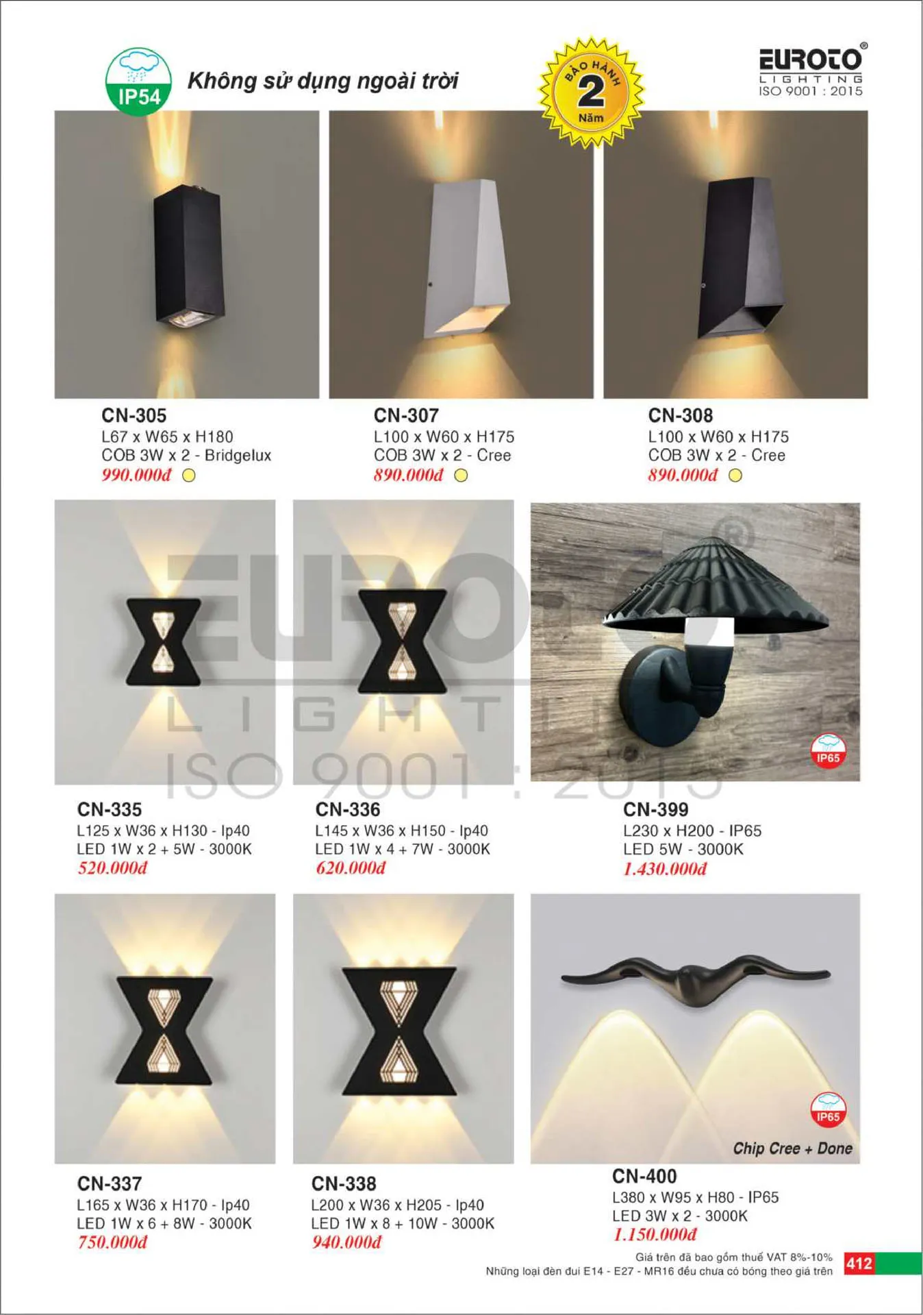 Catalogue Đèn Trang Trí EUROTO 2026 - Trang 413)