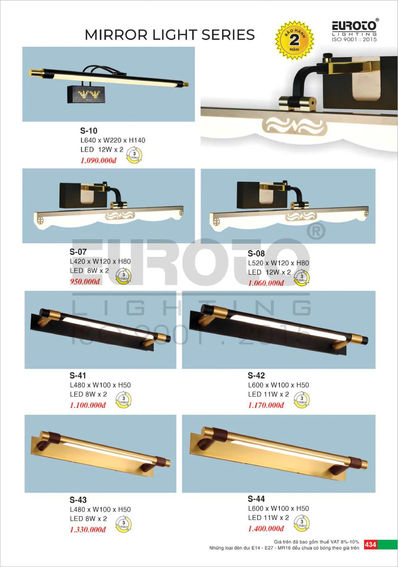 Catalogue Đèn Trang Trí EUROTO 2026 - Trang 435)