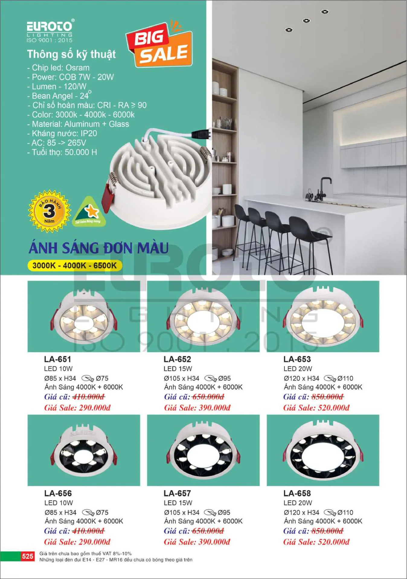 Catalogue Đèn Trang Trí EUROTO 2026 - Trang 526)