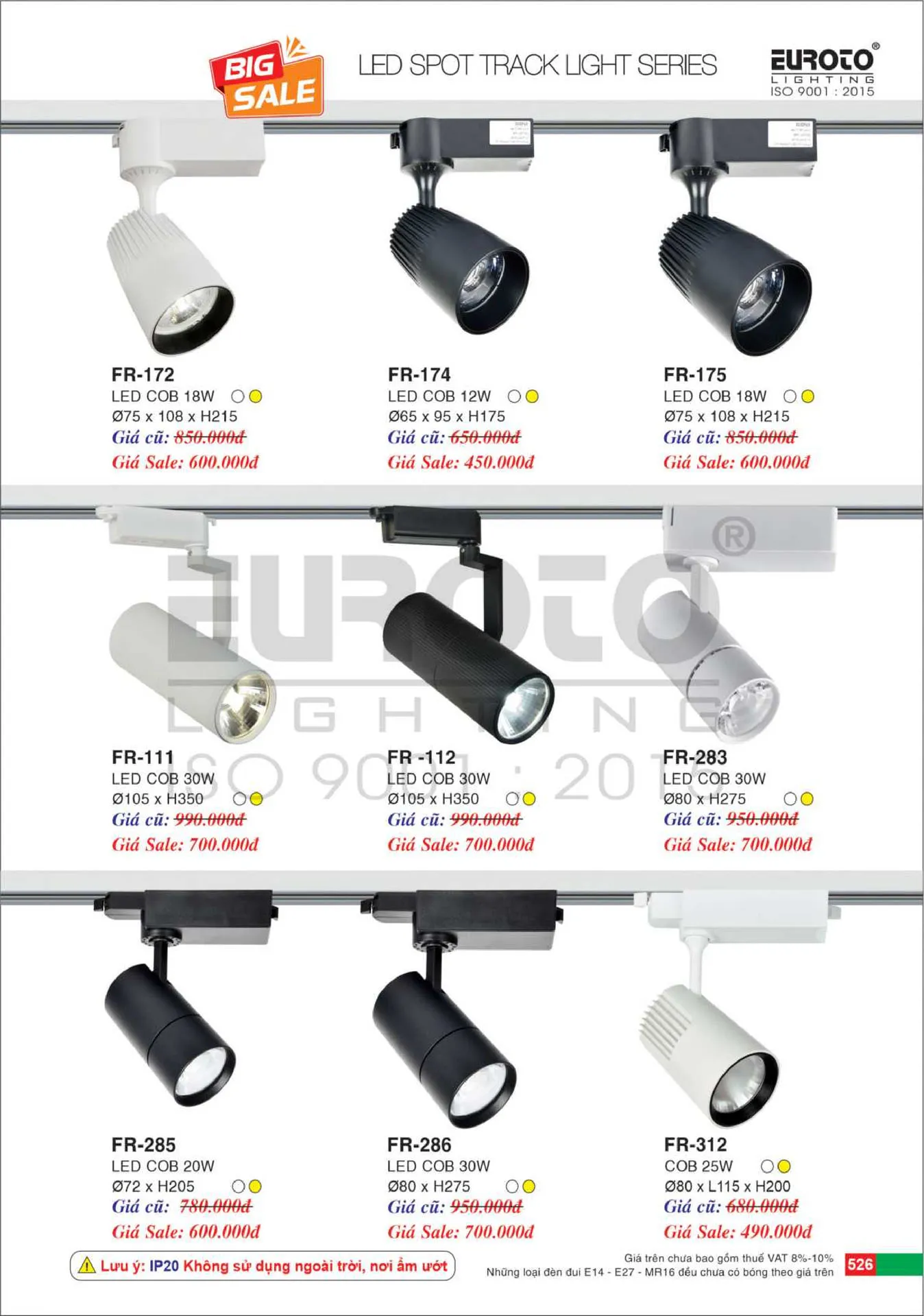 Catalogue Đèn Trang Trí EUROTO 2026 - Trang 527)