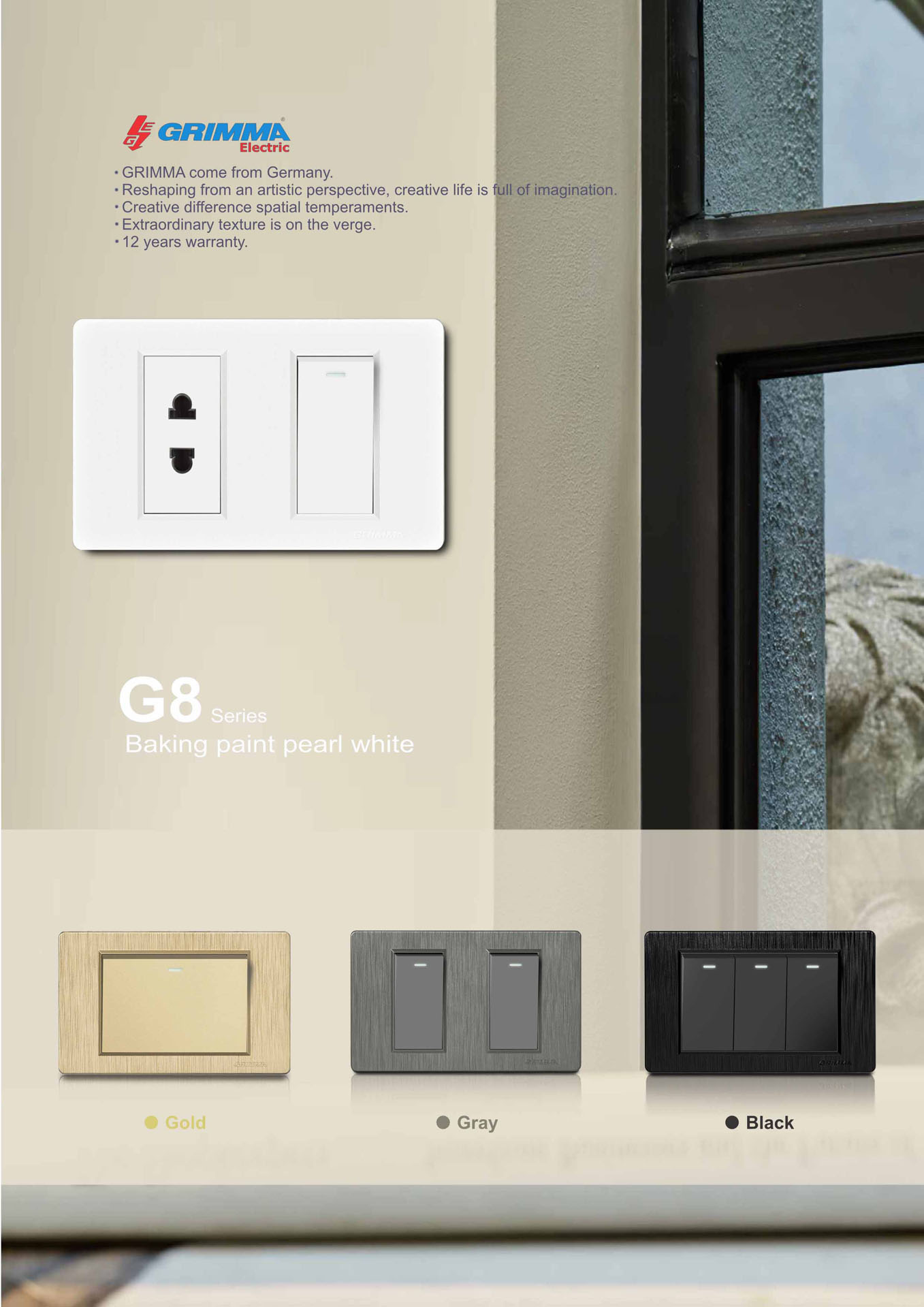 Catalogue GRIMMA 2026 (Công tắc & Ổ cắm) - Trang 22)