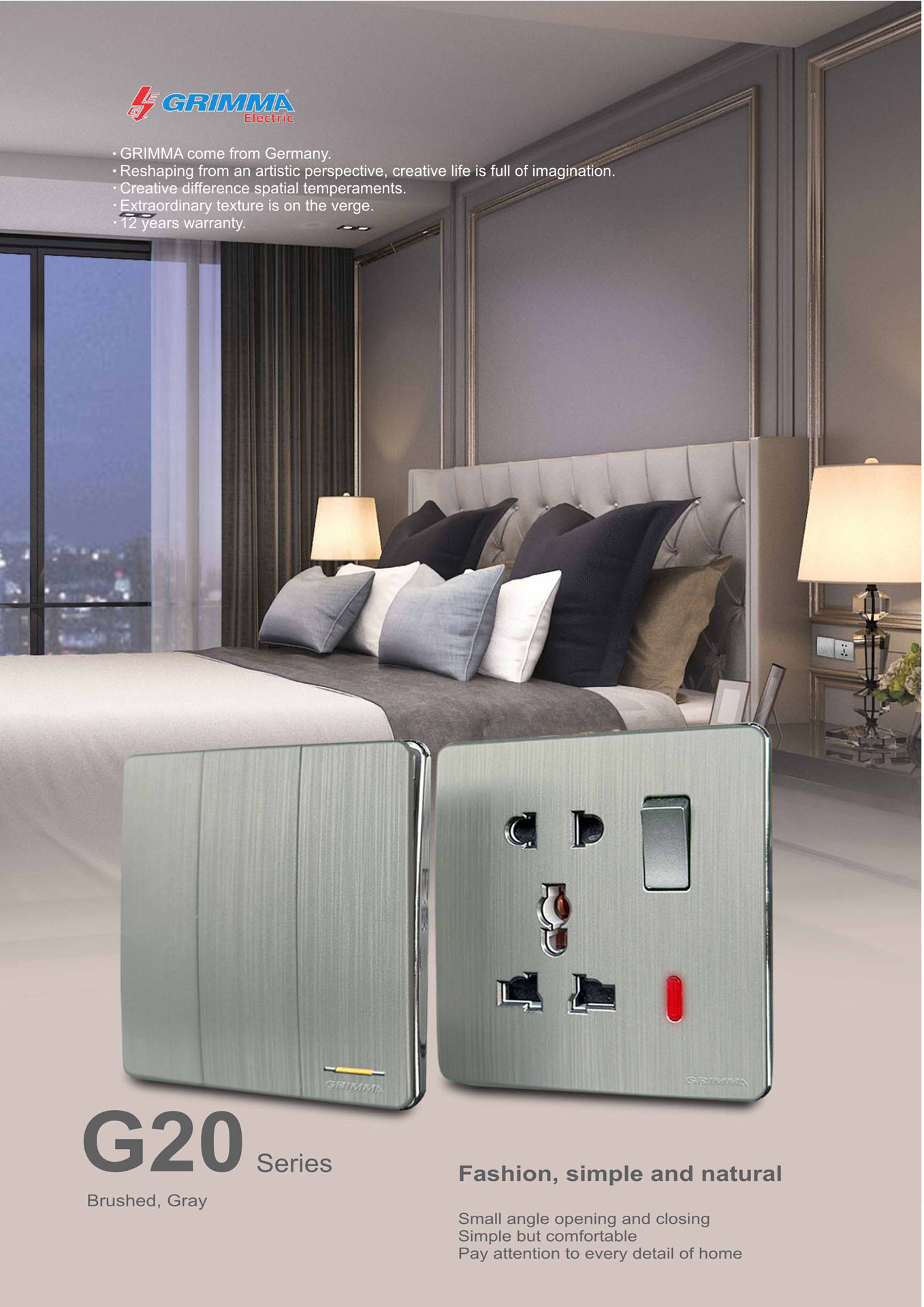 Catalogue GRIMMA 2026 (Công tắc & Ổ cắm) - Trang 50)