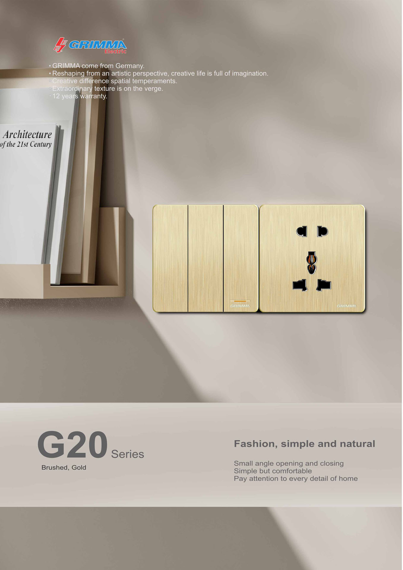 Catalogue GRIMMA 2026 (Công tắc & Ổ cắm) - Trang 54)