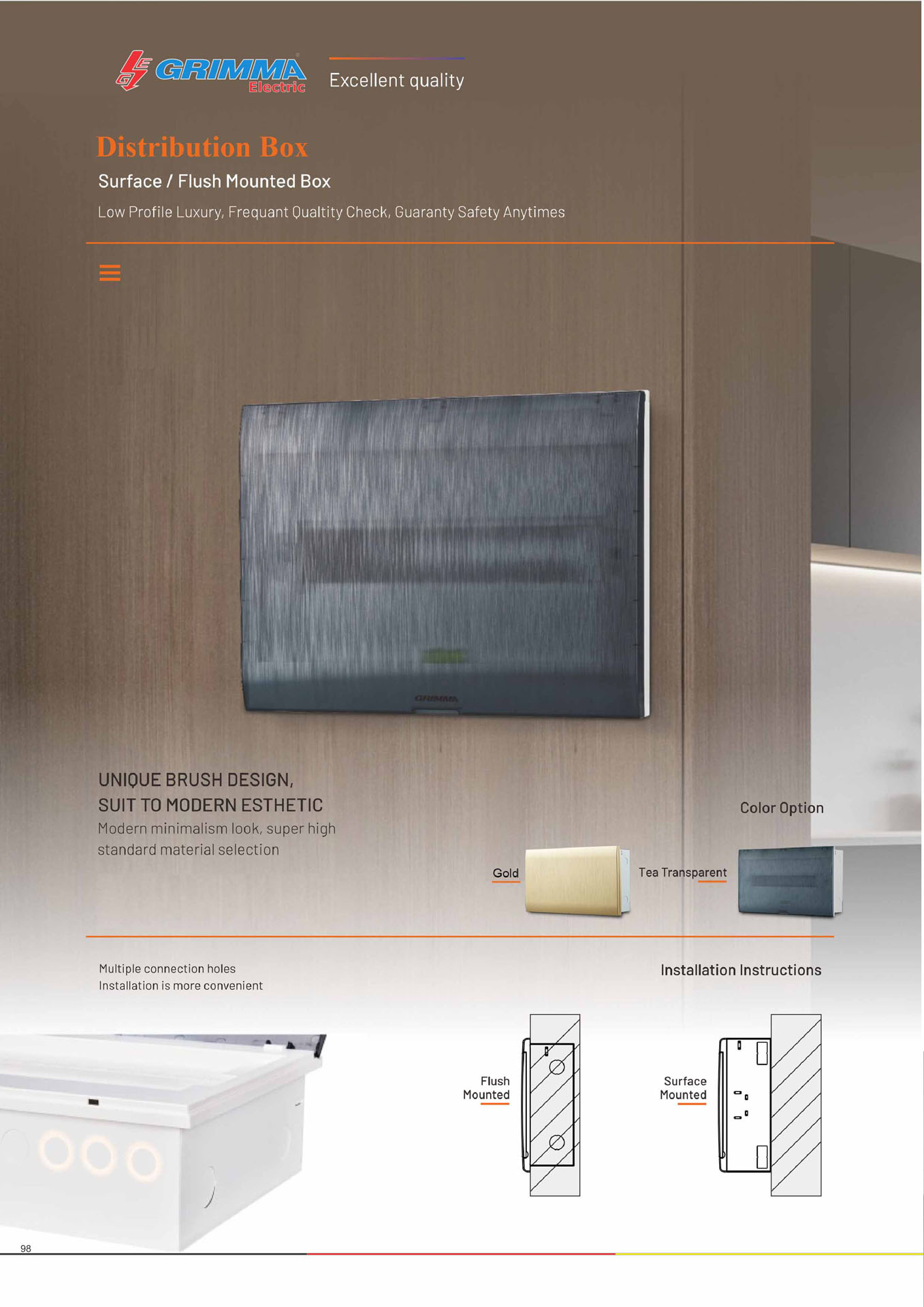 Catalogue GRIMMA 2026 (Công tắc & Ổ cắm) - Trang 98)